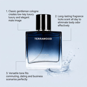 Eau de Cologne pour homme, parfum léger longue durée, révèle le charme masculin, Cologne Azure <span class=keywords><strong>Gentleman</strong></span>, parfum classique pour <span class=keywords><strong>gentleman</strong></span> - Product Image 3