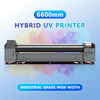 Imprimante UV hybride 6,6 m, imprimantes à jet d'encre, imprimante Epson, imprimante grand format, imprimante UV, machine d'impression de bannières