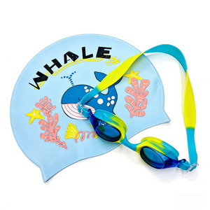 Juego <span class=keywords><strong>de</strong></span> <span class=keywords><strong>gafas</strong></span> y gorro <span class=keywords><strong>de</strong></span> natación para niños, impermeables y antivaho, equipo <span class=keywords><strong>de</strong></span> buceo y para parques <span class=keywords><strong>de</strong></span> atracciones con montura pequeña para adolescentes - Product Image 5