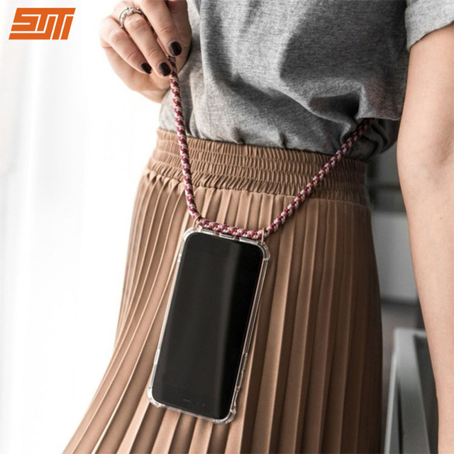 Hanging Cell Phone Case with Lanyard Neck Strap String Cord Rope for iPhone 12 13 11 Pro Max Mini XS XR X 8 7 Plus SE Case
