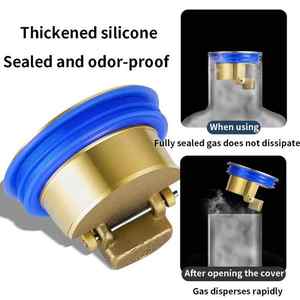 Kolay kurulum koku geçirmez zemin drenaj filtresi çekirdek banyo süzgeç duş pirinç zemin drenajı - Product Image 3