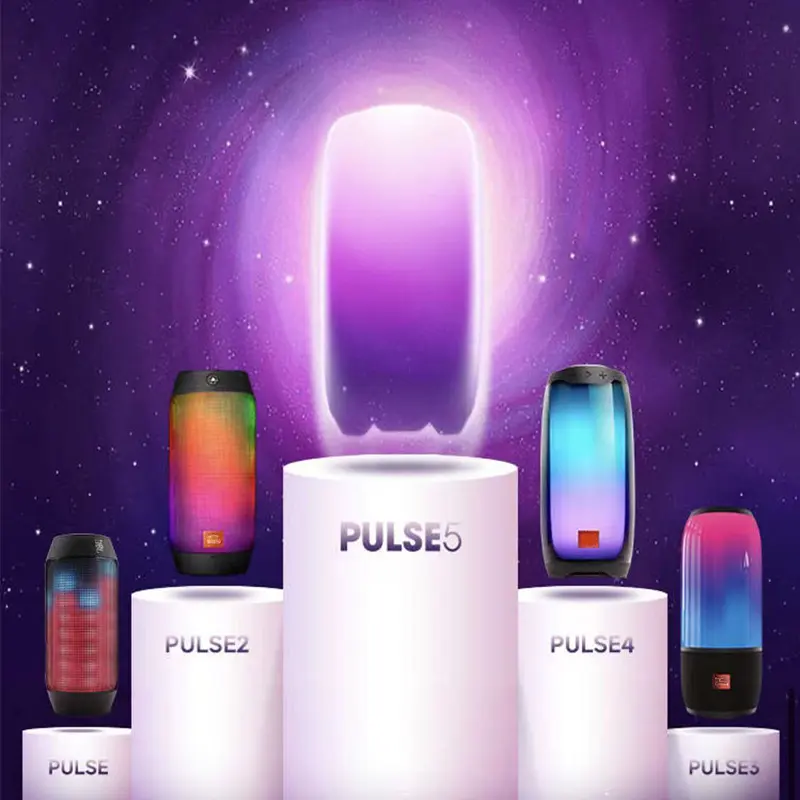 JB L Pulse 4 Pulse 5 Potable Wireless Speaker Led Light Show Subwoofer Party Boost Waterproof Hifi Sound Deep Bass Speaker