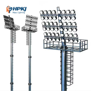 ไฟส่องสว่างแบบ LED Hepu 600W 800W IP65 พร้อมเสาไฟสูงและระบบบันไดสำหรับโครงการให้แสงสว่างกลางแจ้ง - Product Image 1