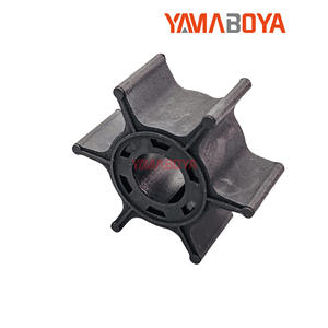 Impeller de pompe à eau Yamaboya 6G1-44352-00 pour moteur hors-bord 6.8HP, type à pales droites ouvertes - Product Image 3