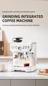 <span class=keywords><strong>Machine</strong></span> <span class=keywords><strong>à</strong></span> <span class=keywords><strong>expresso</strong></span> domestique de haute qualité 20Bar <span class=keywords><strong>avec</strong></span> moulin <span class=keywords><strong>à</strong></span> café baguette de mousseur <span class=keywords><strong>à</strong></span> lait 1450W 2L réservoir d'eau pour Cappuccino Latte - Product Image 5