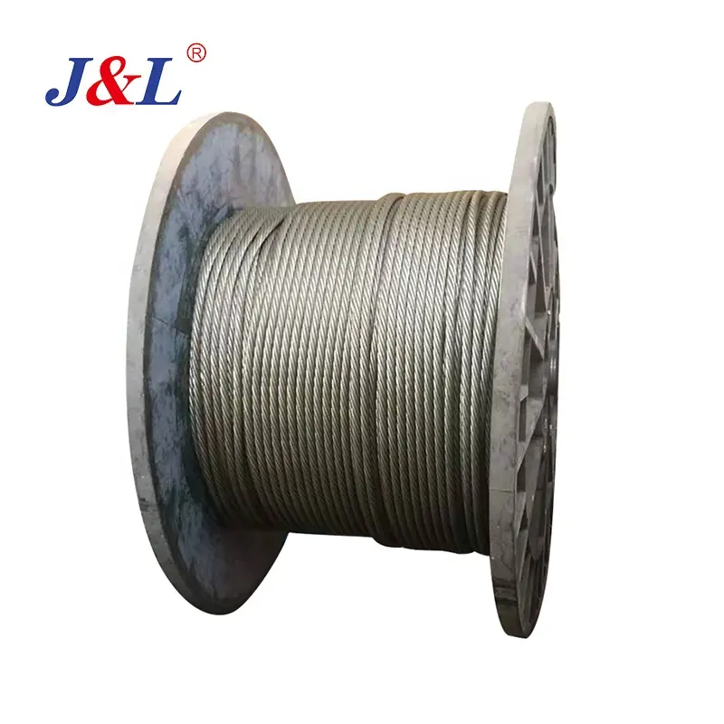Julisling-Cuerda de alambre de acero para cableway, hilo Redondo de 12mm, 30mm, 45mm, alambre de acero galvanizado, con certificado de GOST