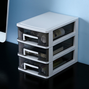 Cajón de almacenamiento de plástico transparente, caja de almacenamiento de escritorio, más popular - Product Image 2