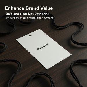 High-end Retro Style Premium Waterproof Paper Eco-friendly Hangtag Gold Foil Printed Suitable for Shoes Bags Clothing - Product Image 3