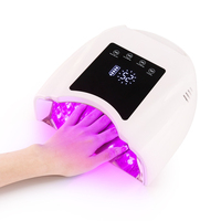 Nouvelle lampe UV pour ongles 98w 2025, sécheuse à gel, séchage rapide, lampe LED blanche, lampe UV professionnelle rechargeable, style pour les fournisseurs de produits pour ongles