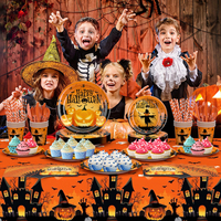 Fournitures pour Fête d'Halloween dans une Maison Hantée, Disponibles pour 16 Personnes