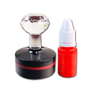 Recharge d'encre pour tampons noirs, bleus et rouges, couleurs vives. - Product Image 1