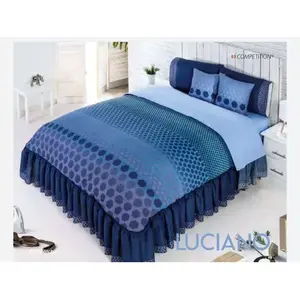 Juego de edredón Libaca Aibara Yoe 180x200 cm con diseño geométrico moderno para el hogar - Product Image 5