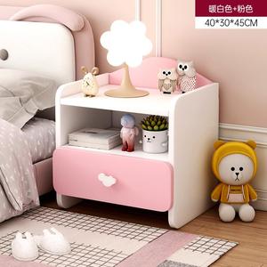 YQ Hot Selling Modern Night Stand with 2 Drawers Pink and <strong>Blue</strong> Color for Kids of Nightstand <strong>Bedside</strong> <strong>Table</strong> - Product Image 3