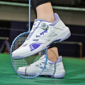 Unisex <b>Badminton</b> Shoes Lightweight Cushioning Mesh Upper Rubber Outsole - Product Image 4
