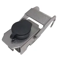 Mallette à outils de coffre de moto en alliage d'aluminium avec boucle fixe en acier inoxydable Charnière de boîte latérale pour le matériel et les bagages.