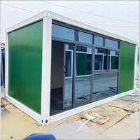 Maison conteneur modulaire préfabriquée en acier 20/40 pieds, économique et personnalisable, résistante au feu, écologique, pour appartement moderne, villa ou magasin