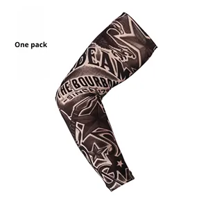 Manchons de protection pour tatouage, protection d'armes réaliste et sans couture, protection UV, motif imprimé pour le cyclisme - Product Image 4
