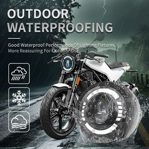 6" Motorcycle Round Headlight High Low Beam Headlamp Front <strong>Light</strong> with Signal DRL Moto LED <strong>Driving</strong> <strong>Light</strong> for Cafe Racer Chopper - Product Image 4