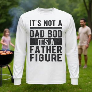 Camiseta retro de manga larga con estampado de figura paterna, no es un traje de papá, sino una figura paterna. - Product Image 3