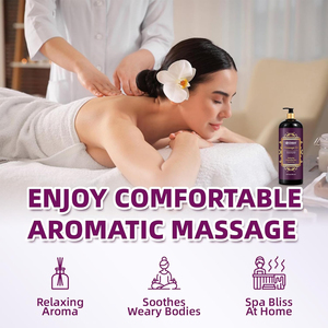 <span class=keywords><strong>Huile</strong></span> <span class=keywords><strong>de</strong></span> massage relaxante à la lavande pour massage avec des huiles <span class=keywords><strong>de</strong></span> pépins <span class=keywords><strong>de</strong></span> raisin, <span class=keywords><strong>d</strong></span>'amandes douces et <span class=keywords><strong>de</strong></span> jojoba, huiles <span class=keywords><strong>de</strong></span> qualité spa pour apaiser et calmer - Product Image 4