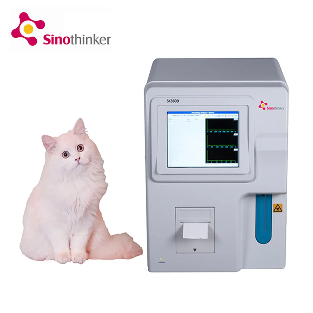 Lâm sàng tế bào máu truy cập sk8800vet mở hệ thống thú y 3-Part tự động huyết học Analyzer