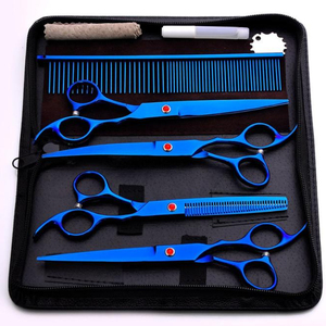 <strong>Dog</strong> Grooming Kit Safety Heavy Duty Stainless Steel Cat <strong>Dog</strong> Grooming Scissors Set Best Pet Grooming <strong>Shears</strong> - Product Image 1