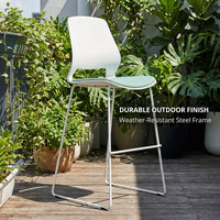 Chaise de bureau ergonomique moderne AOR en PP, siège en mousse haute élasticité monobloc, chaise pivotante, hauteur réglable, couleur personnalisée, garantie 2 ans