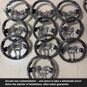 Accessoires intérieurs de voiture personnalisés Volant chauffant en fibre de carbone forgée avec LED pour <span class=keywords><strong>Hyundai</strong></span> Elantra N I30N I20N 2019-2025 - Product Image 5