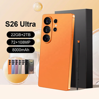 Teléfonos Inteligentes S 26 Ultra 5G de Alta Calidad, 22GB+2TB, Android 16 Global, Doble SIM, Venta al Por Mayor