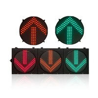 Feux de signalisation LED sans cadre de haute qualité, 300 mm (12 pouces), en matériau PC, alimentés par le réseau électrique, pour le contrôle des intersections