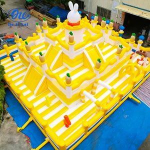 Nuevo Castillo Inflable con Tobogán, <span class=keywords><strong>Plaza</strong></span> de Trampolines para Centro Comercial, Entretenimiento al Aire Libre, Casa de Juegos para Niños - Product Image 5