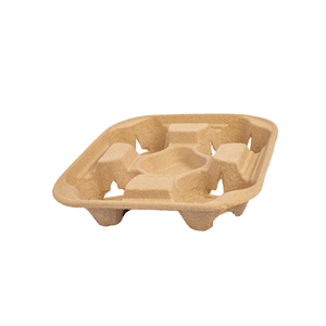 Precio especial de calidad, taza de café para llevar, portavasos de papel, bandeja transportadora de papel, venta al por mayor, pulpa de café, Vina, paquete verde - Product Image 1