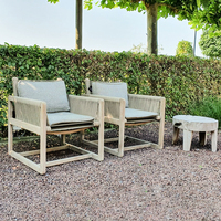 Tables et chaises en teck pour jardin, cour, villa, patio, meubles en bois imperméables, complexes hôteliers, restaurants, loisirs, table longue