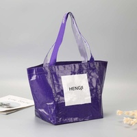 Sac à provisions réutilisable étanche laminé personnalisé PP tissé sac fourre-tout avec logo imprimé personnalisé