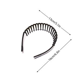 लड़कियों के लिए शीर्ष पर दाढ़ी वाले लंबे दांतों का चेहरा वाशिंग हेडबैंड महिला हेयर एक्सेसरीज - Product Image 2