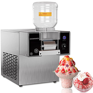 Yourtime 170KG/gün kore Bingsoo Kakigori Mini tip yenilebilir erişte dondurma traş kar buz rulosu gıda Bingsu makinesi makinesi - Product Image 1