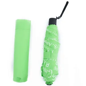 Payung lipat Mini 6k tabir surya, payung saku pelindung kompak 5 ultra ringan tahan air UV
