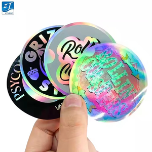 Каждый изготовит на заказ Мультяшные цветы с голографическим блеском и любой формы, надпись, наклейка, печать, логотип CMYK - Product Image 6