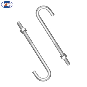 HF Acier L J Type Boulon D'<span class=keywords><strong>ancrage</strong></span> <span class=keywords><strong>Goujon</strong></span> Boulon Coffrage <span class=keywords><strong>M10</strong></span>-M24 L Type Boulon D'<span class=keywords><strong>ancrage</strong></span> Avec Écrou - Product Image 6