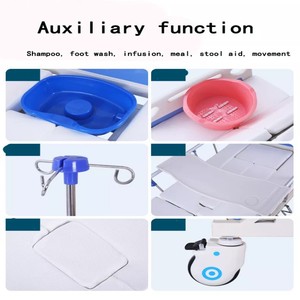 Venta directa de fábrica <span class=keywords><strong>Hill</strong></span>-<span class=keywords><strong>rom</strong></span> Manual de Enfermería Médica automática Cama de <span class=keywords><strong>hospital</strong></span> con manivela de 2 funciones - Product Image 4