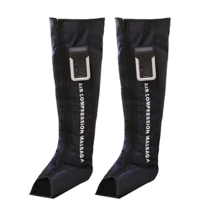 Dispositivo de Masaje de Piernas por Compresión de Aire Inalámbrico Portátil de Cinco Cámaras con Función de Temporizador para Fisioterapia Muscular de Pantorrillas - Product Image 1