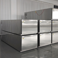 Réfrigérateur mortuaire à refroidissement direct avec technologie de porte à fermeture automatique pour morgue hospitalière et centre de services funéraires