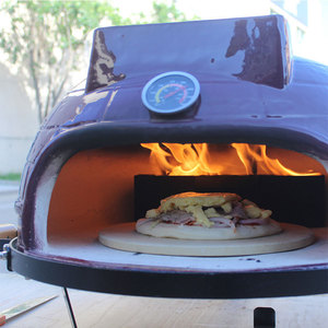 <span class=keywords><strong>Horno</strong></span> de Pizza portátil giratorio de Gas propano, máquina para hornear Pizza giratoria de piedra - Product Image 3