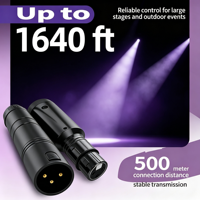 Émetteur-récepteur DMX512 de pointe, console de contrôle DMX 2.4G, émetteur sans fil LED DMX 512