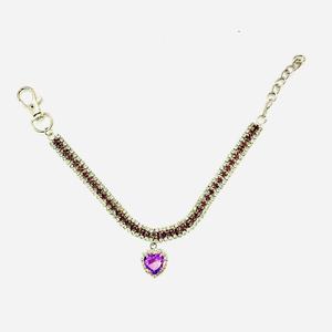 Nuovo Collare Antismarrimento per Cani e Gatti con Motivo a Cuore e Cristalli Imitazione Diamante, Accessorio per il Collo - Product Image 5