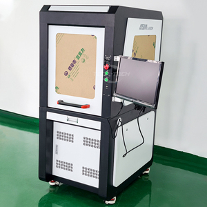 Marcador Láser de Fibra Cerrado con Enfoque Automático y Refrigeración por Aire, Compatible con Marcado de Placas Planas, Grabado Gráfico Personalizado, Modo Dual 2D/3D - Product Image 1