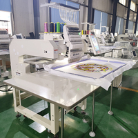 Machine à broder informatisée à tête unique à grande vitesse 1200x500mm grande surface réalisable 12 15 aiguilles nouvelle condition pour un usage domestique