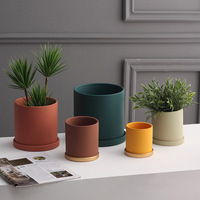 Offre Spéciale : Mini Pot en Terre Cuite pour Plantes Succulentes, Plateau en Céramique, Jardinière pour Cactus et Fleurs, Suspendu ou à Poser au Sol, Design Classique, Vente en Gros