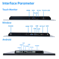 Monitor de Pantalla Táctil Industrial, Pantalla LCD Capacitiva para Sistemas de Control de Equipos de Automatización, Proveedor OEM