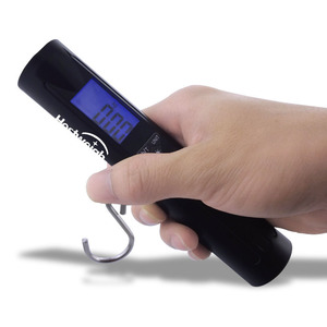 Báscula Electrónica Portátil Mini con Pantalla LCD, Capacidad de 50 kg, Linterna para Entrega Exprés, Equipaje de Viaje, Máximo 10 kg - Product Image 3